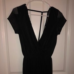 Charlotte Russe:Black Plated Romper